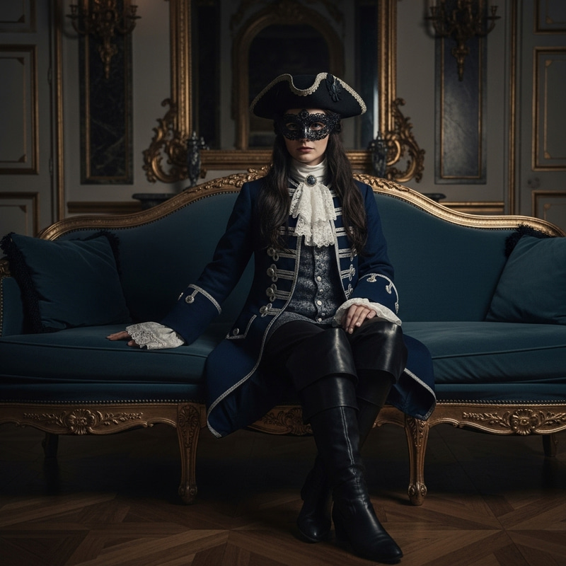 Elegant Versailles Costume of the 18th Century Woman