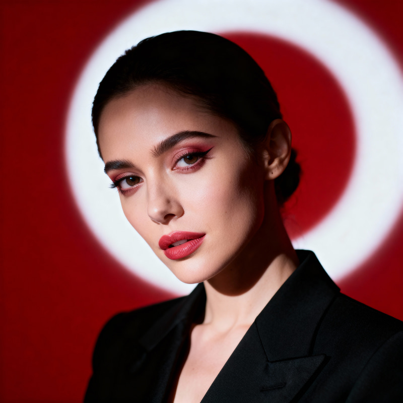 Stylish Model in Black Blazer - Striking Portrait Stylish Model in Black Blazer - Striking Portrait