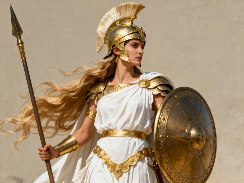 Athena the Goddess: Image Transformation Art