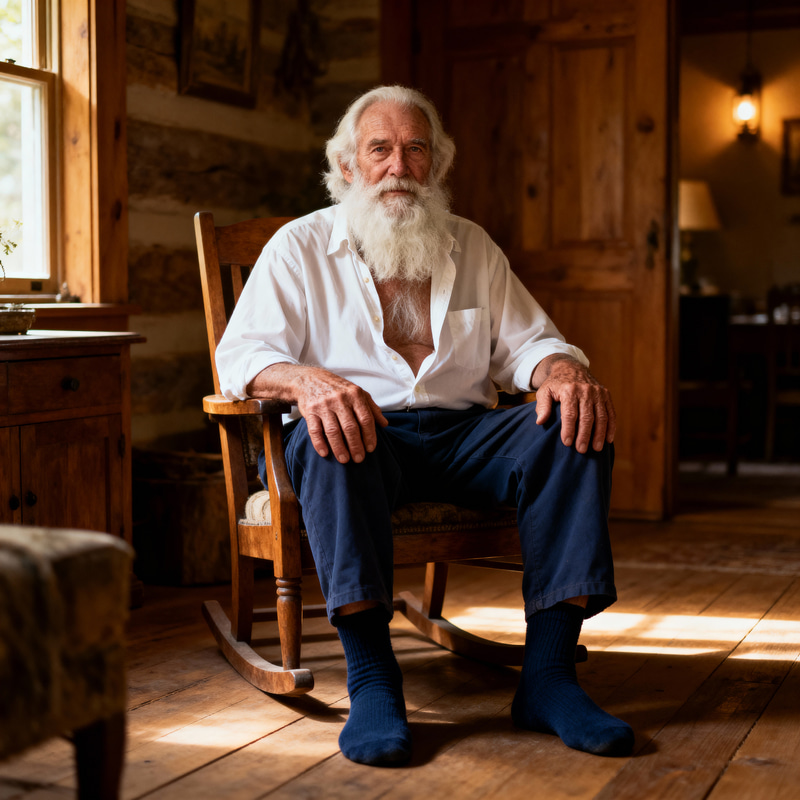 Wisdom in Age: Portrait of an Elderly Man Wisdom in Age: Portrait of an Elderly Man