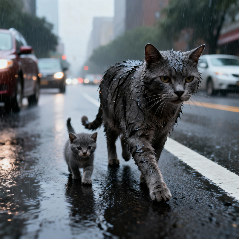 Melancholy in Realism: Grey Cats in the City Melancholy in Realism: Grey Cats in the City