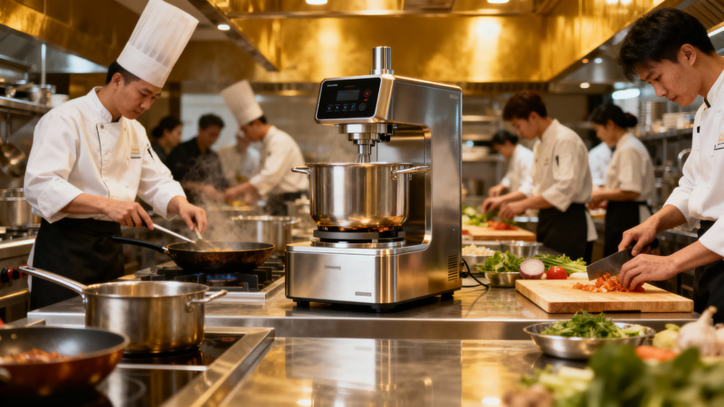 Advanced Automated Cooking Device for Restaurants