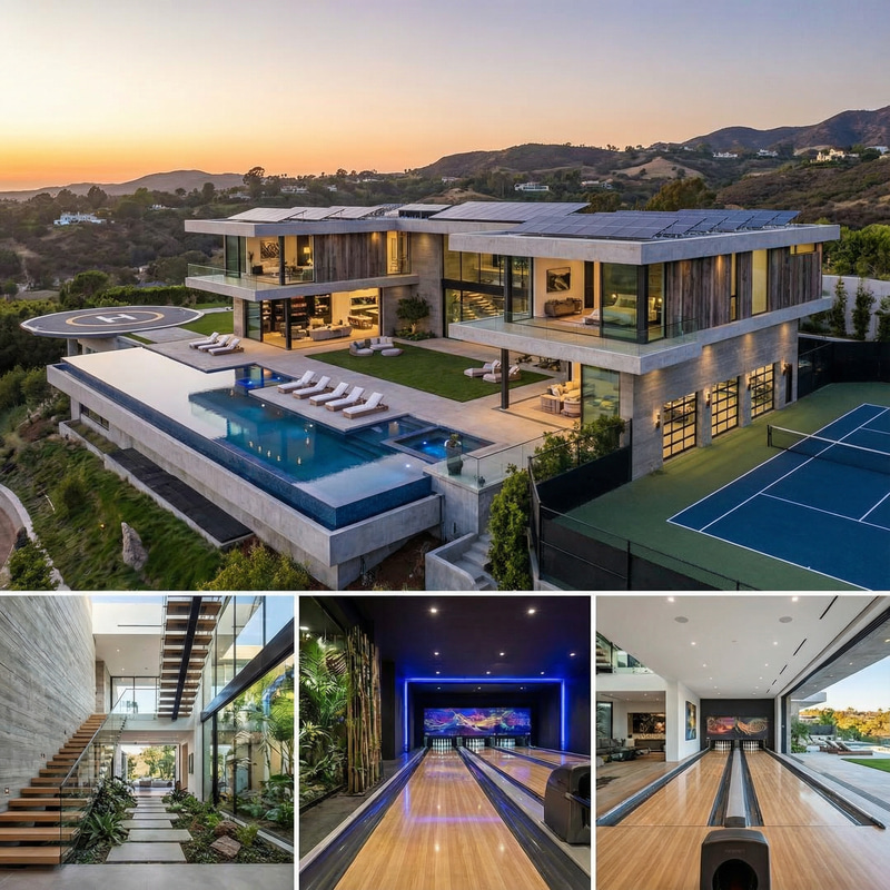 Mega Modern Mansion: 25,000 Sqft Luxury Home Mega Modern Mansion: 25,000 Sqft Luxury Home