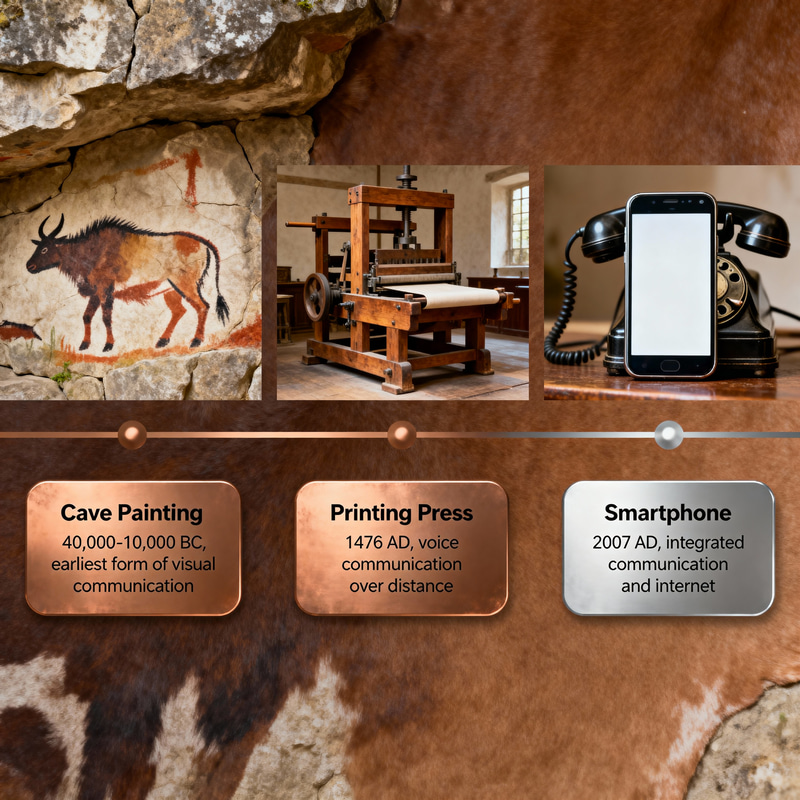 Evolution of Communication: Cave to Smartphone