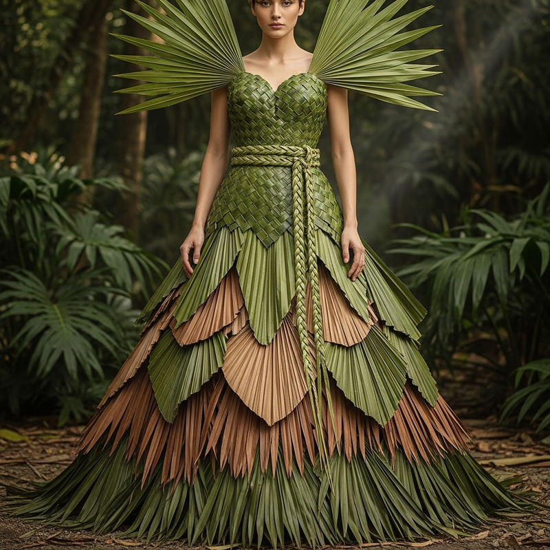 Create a Unique Anahaw-Inspired Trashion Outfit Create a Unique Anahaw-Inspired Trashion Outfit