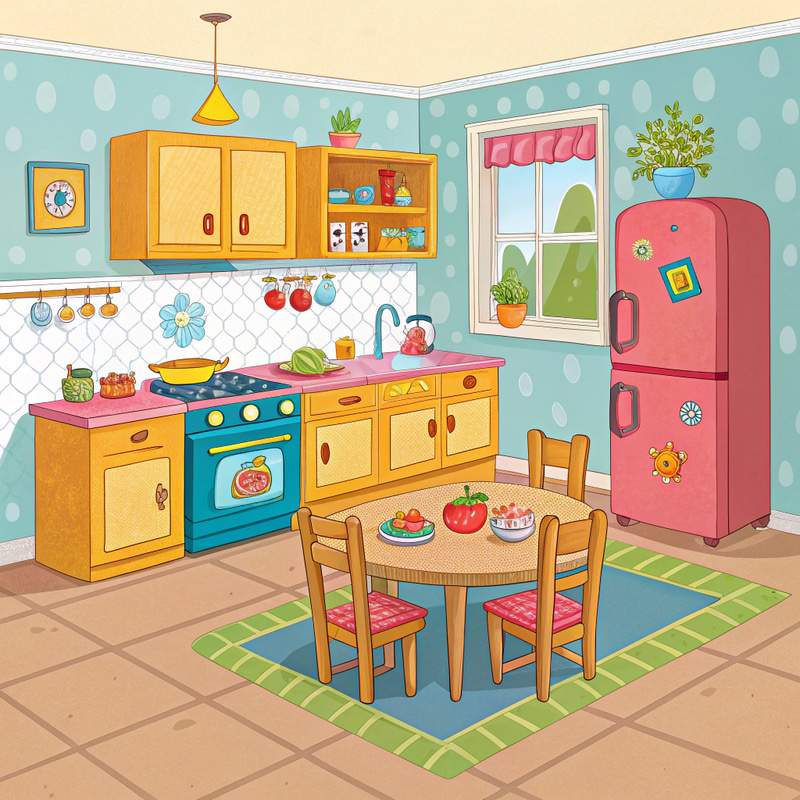 Charming Cartoon Kitchen Designs for Your Home Charming Cartoon Kitchen Designs for Your Home