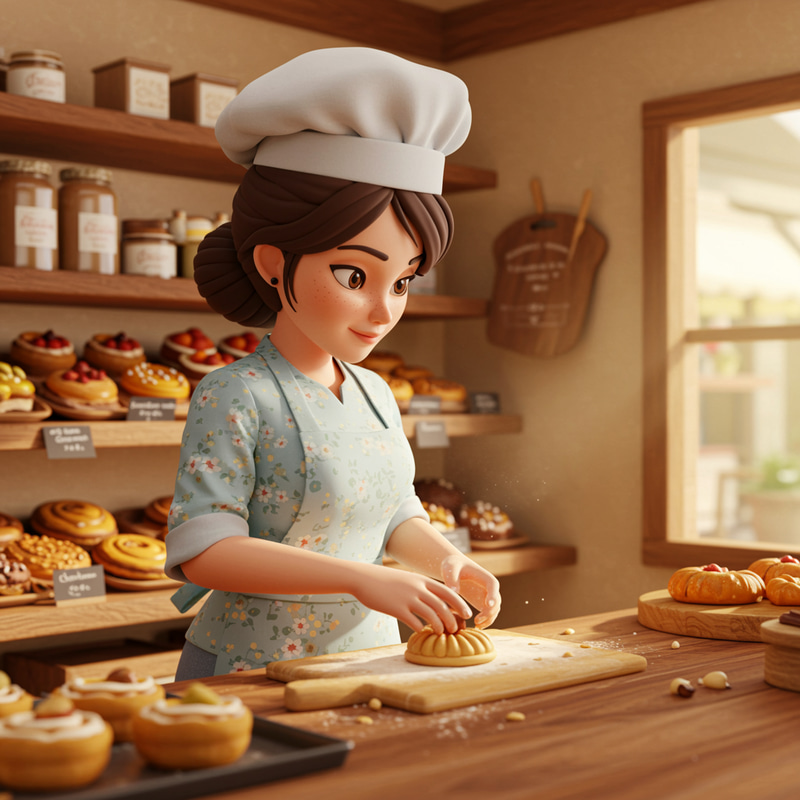 3D Baker Image Creation 3D Baker Image Creation