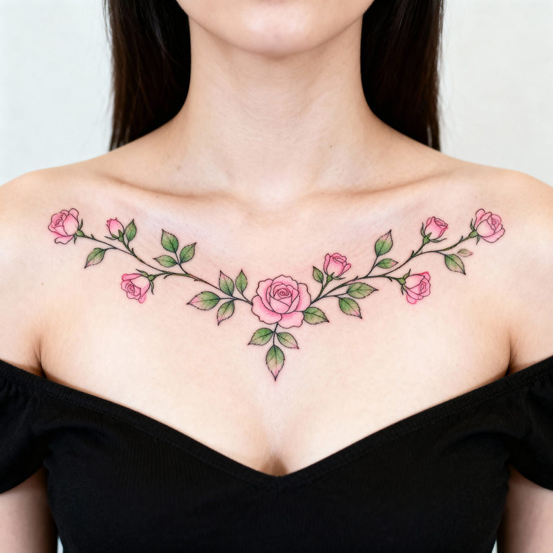 Stunning Chest Tattoos for Women Stunning Chest Tattoos for Women