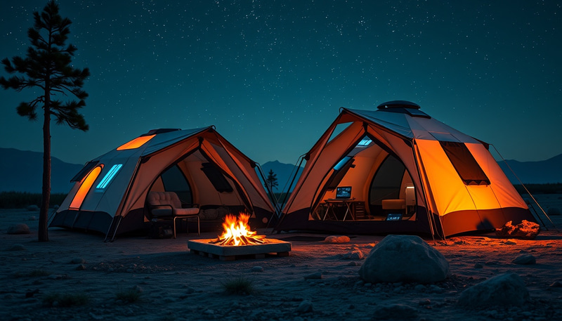 Explore the Futuristic Campsite Experience Explore the Futuristic Campsite Experience