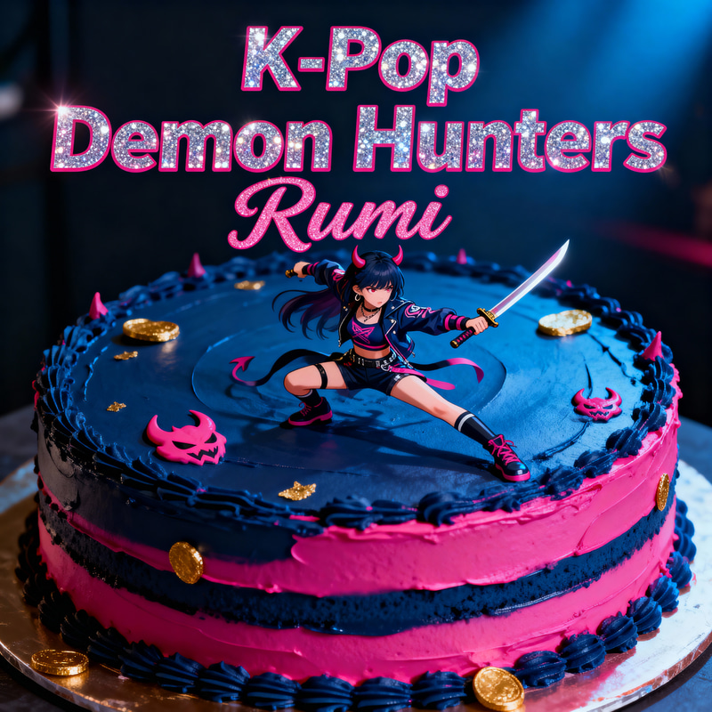 Kpop Demon Hunters Rumi Cake: A Unique Delight