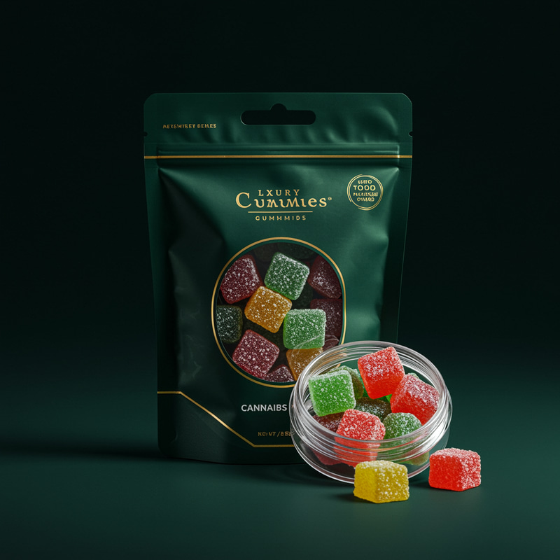 Luxury Cannabis Gummies Packaging Luxury Cannabis Gummies Packaging