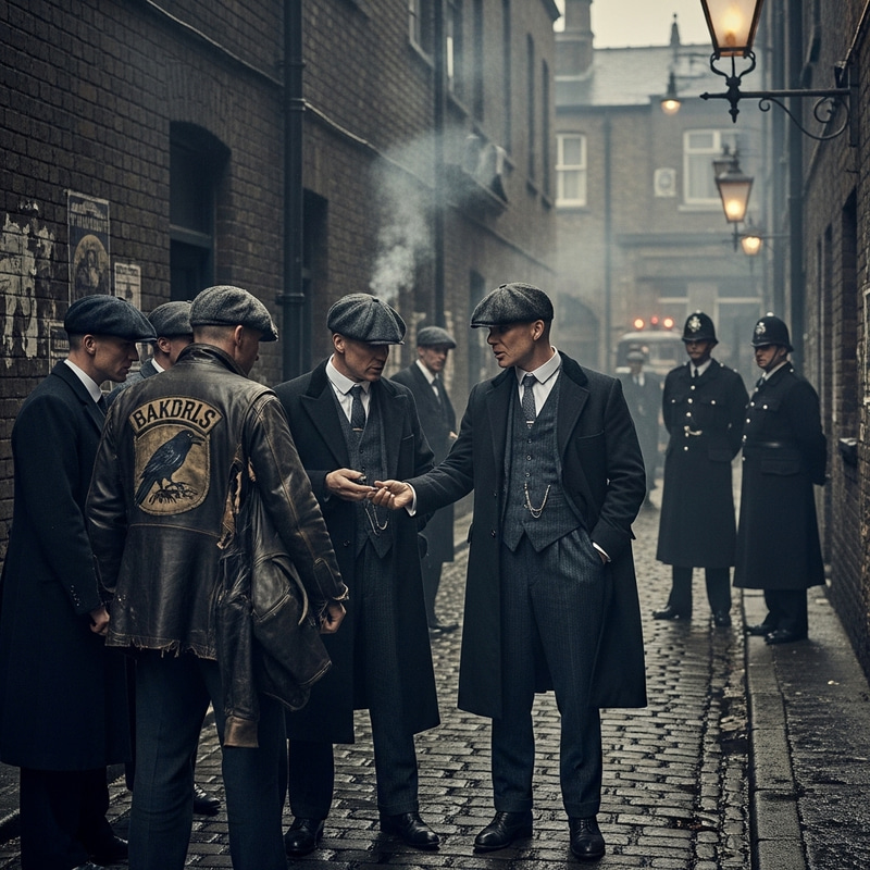 Peaky Blinders-Inspired Birmingham Alley Scene Peaky Blinders-Inspired Birmingham Alley Scene