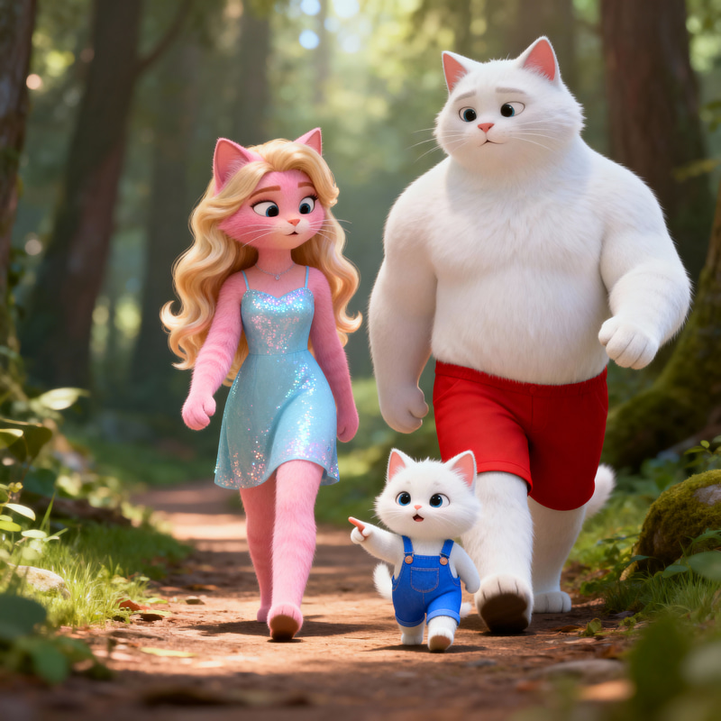 Cinematic 3D Cat Family Adventure Animation Cinematic 3D Cat Family Adventure Animation