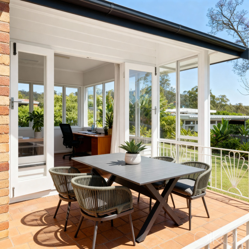 Bright Sunroom Office Space Ideas Bright Sunroom Office Space Ideas