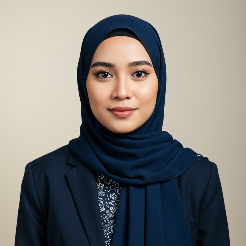 Professional Hijab Styles for LinkedIn Profiles
