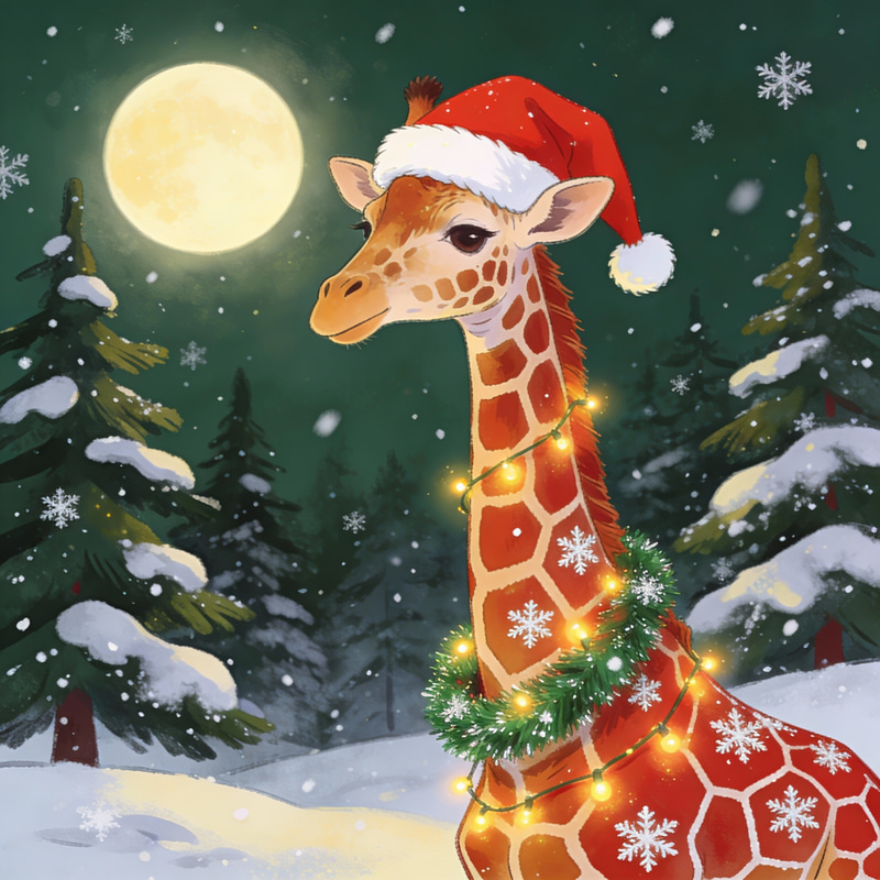 Christmas Giraffe Decorations - Festive Fun