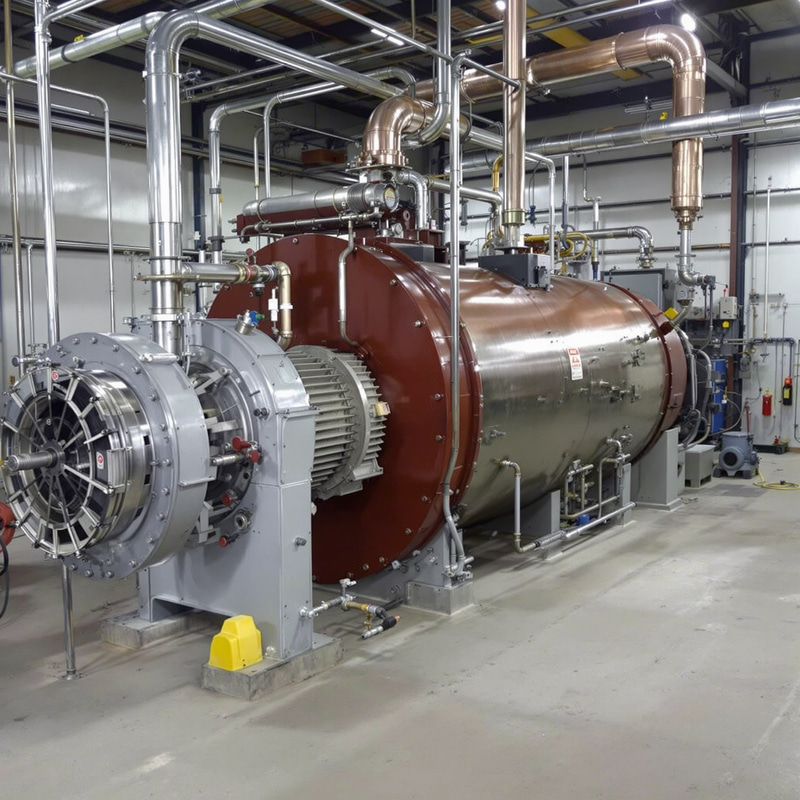 Industrial Boiler Room & Rankine Cycle Turbines Industrial Boiler Room & Rankine Cycle Turbines