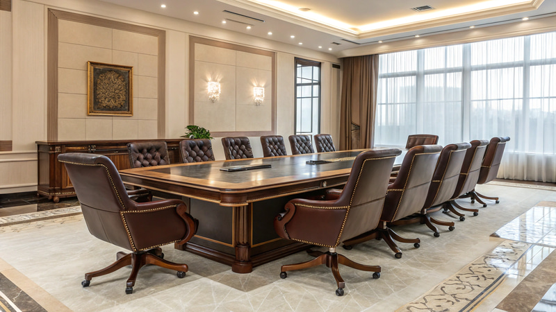 Luxurious Conference Table and Chairs Luxurious Conference Table and Chairs