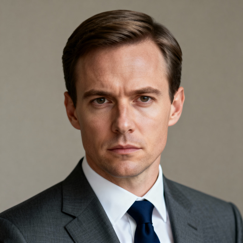 Professional Half-Body Portrait of a Caucasian Male Professional Half-Body Portrait of a Caucasian Male