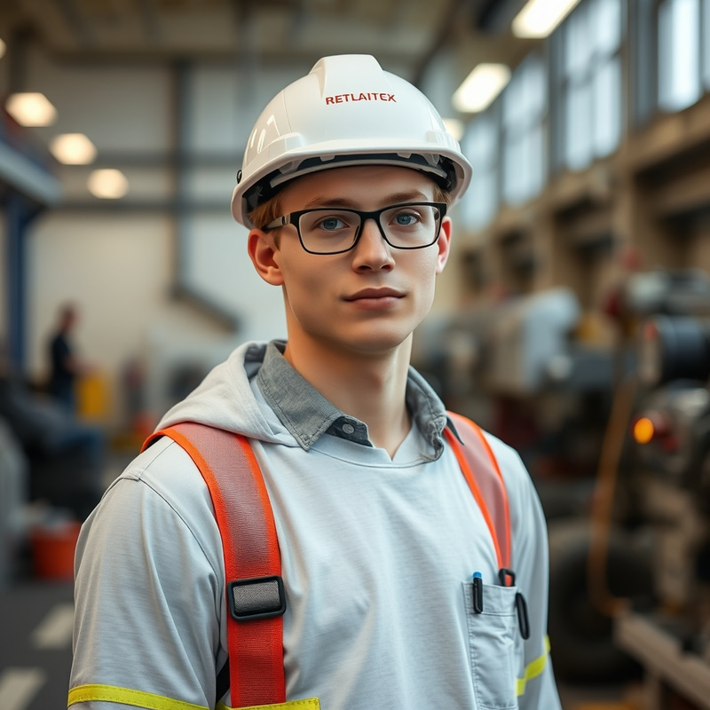 Young White Engineer: Innovating the Future Young White Engineer: Innovating the Future