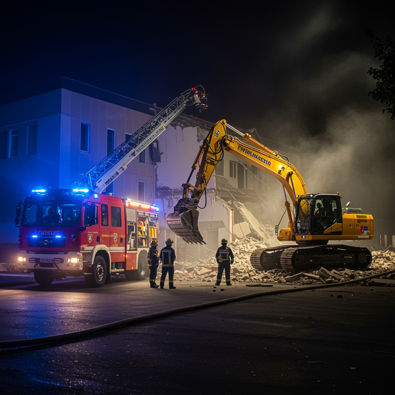 Firefighting with Excavator: Efficient Solutions Firefighting with Excavator: Efficient Solutions