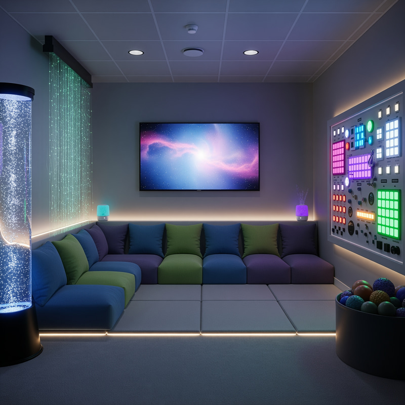 Create a Relaxing Sensory Room with TV and Seating