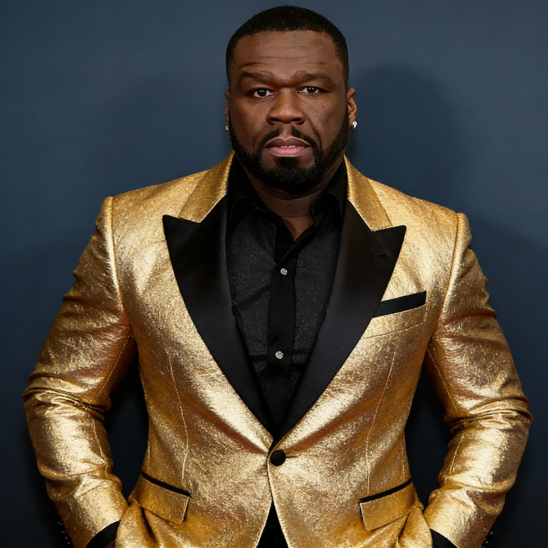 Elegant Gold and Black Gala Attire for Men