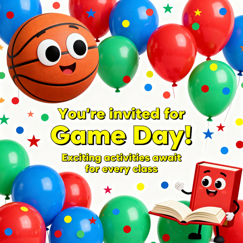 Join Us for Game Day! Fun School Event Invitation