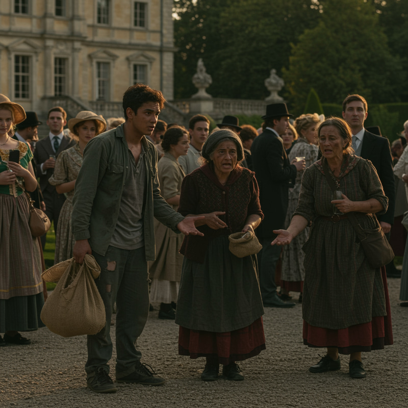 Begging Poor People Amid Rich Society Begging Poor People Amid Rich Society