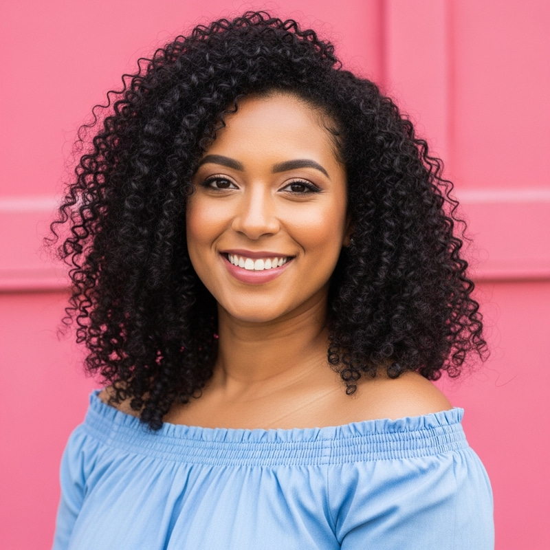 Diverse IG Profile Photo of a 35-Year-Old Woman Diverse IG Profile Photo of a 35-Year-Old Woman