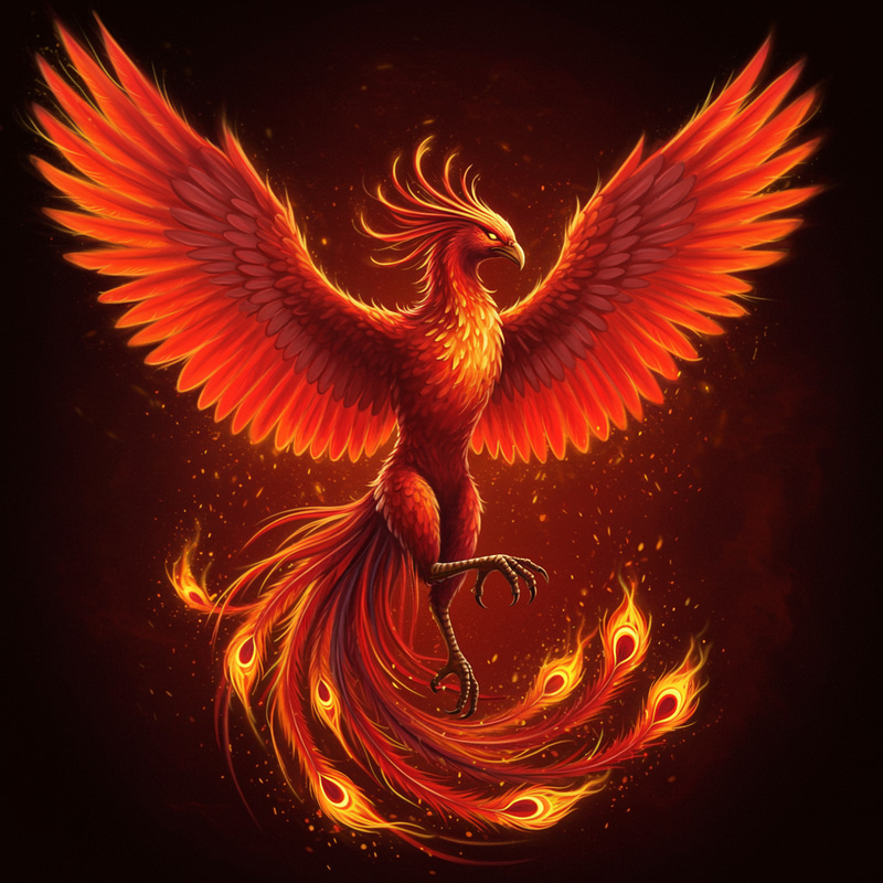 Ethereal Phoenix: A Digital Fantasy Art Masterpiece Ethereal Phoenix: A Digital Fantasy Art Masterpiece