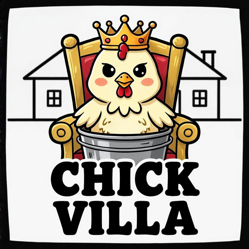 Chick Villa - Cartoon Chicken Royalty Chick Villa - Cartoon Chicken Royalty