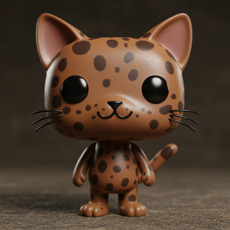 Homemade Cat-Themed Funko Pop Figurine Homemade Cat-Themed Funko Pop Figurine
