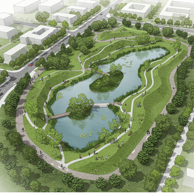 Pocket Park Near Madrid: Nature and Recreation Pocket Park Near Madrid: Nature and Recreation