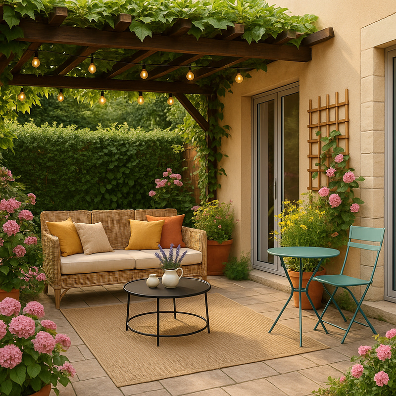 Create a Cozy, Shaded Terrace Garden Space Create a Cozy, Shaded Terrace Garden Space