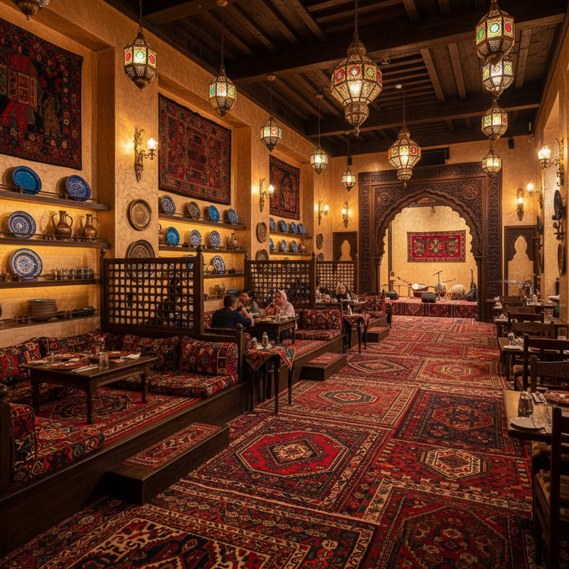 Stunning Afghan Restaurant Design & Kitchen Layout Stunning Afghan Restaurant Design & Kitchen Layout