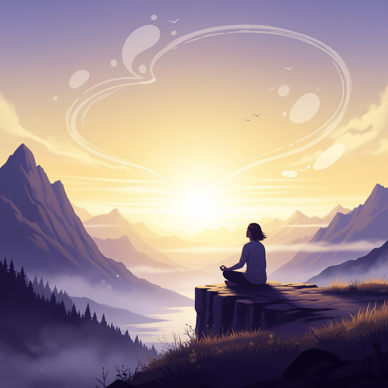 Serene Meditation Scene for Substack Cover Serene Meditation Scene for Substack Cover