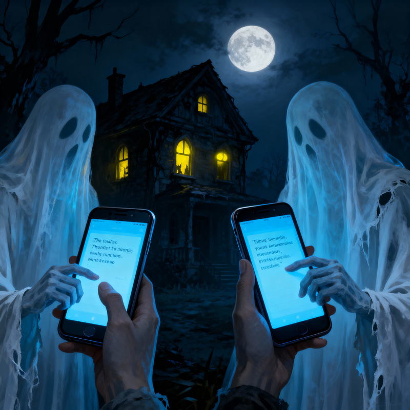 Haunted House with Ghostly Tech Mysteries Haunted House with Ghostly Tech Mysteries
