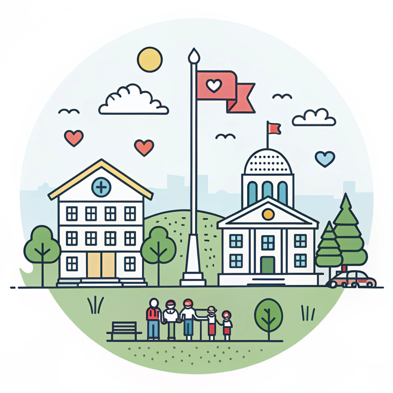 Community Icons and Government Symbols of Unity Community Icons and Government Symbols of Unity