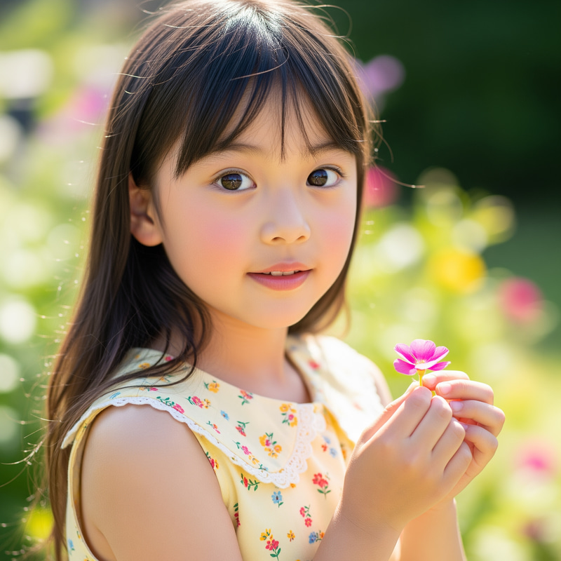 Beautiful Asian Little Girl - Portrait Photography Beautiful Asian Little Girl - Portrait Photography