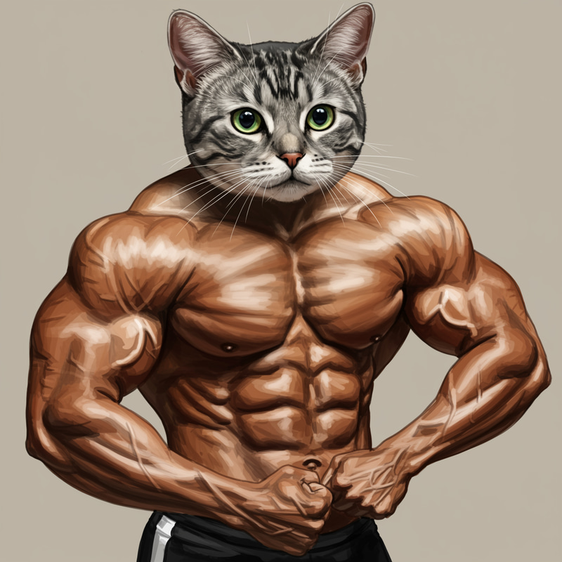 Transform Your Cat into a Buff Bodybuilder
