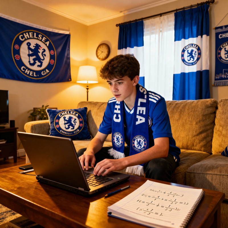 Chelsea Fan Enjoying Math at Home Chelsea Fan Enjoying Math at Home