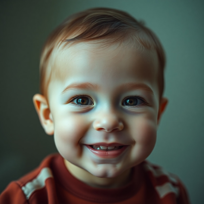 Stunning Portrait of a Happy 2-Year-Old Baby Stunning Portrait of a Happy 2-Year-Old Baby