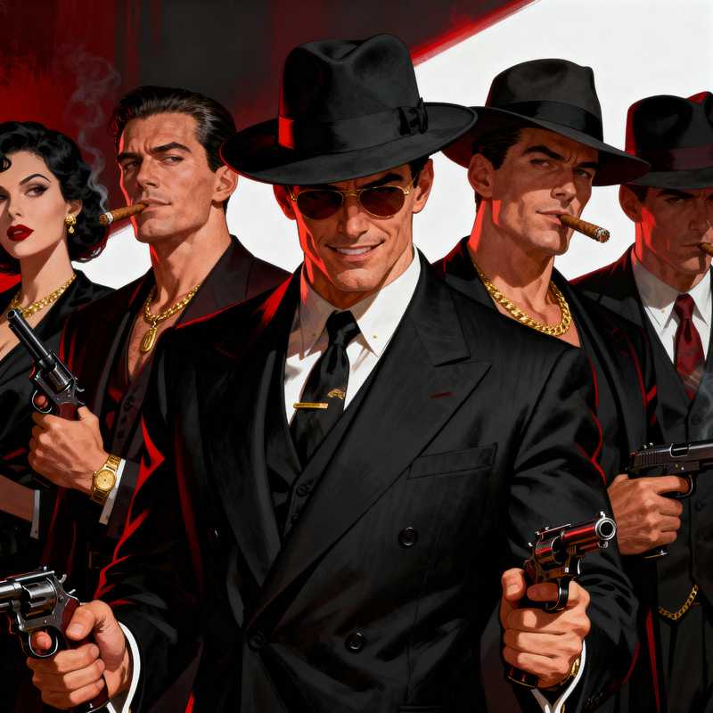 Mafia Don Style Transformation - Unleash the Look