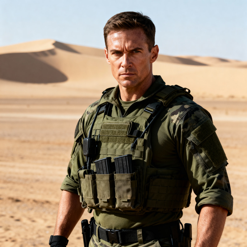 Army Special Forces Captain Photo Creation