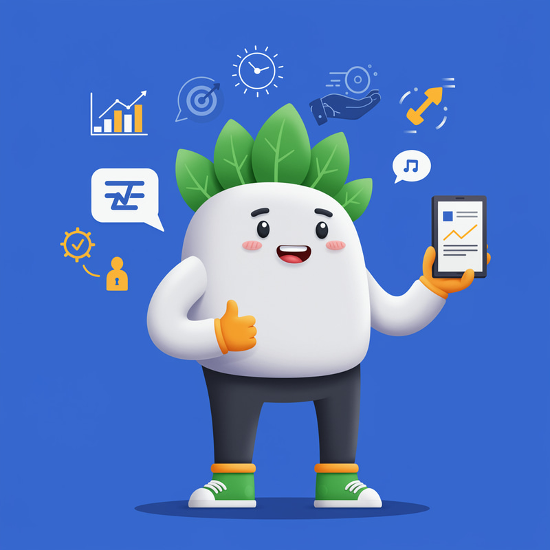 Inspiring Growth Mascot for Self-Improvement Inspiring Growth Mascot for Self-Improvement