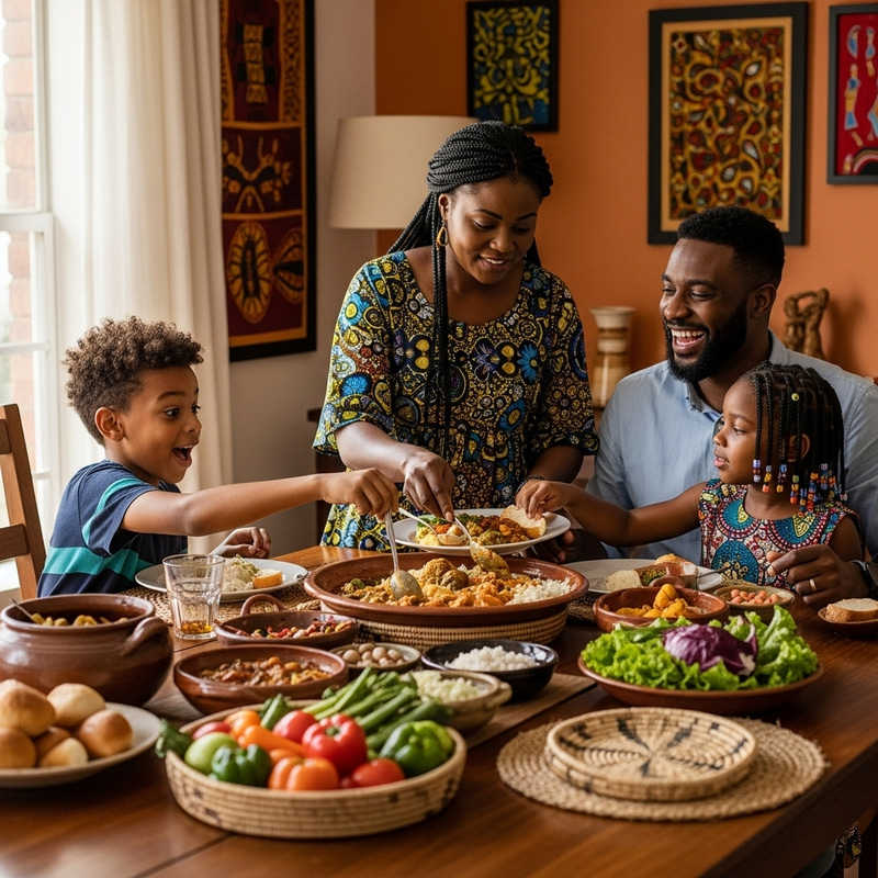 Cherishing Moments with an African Family Cherishing Moments with an African Family