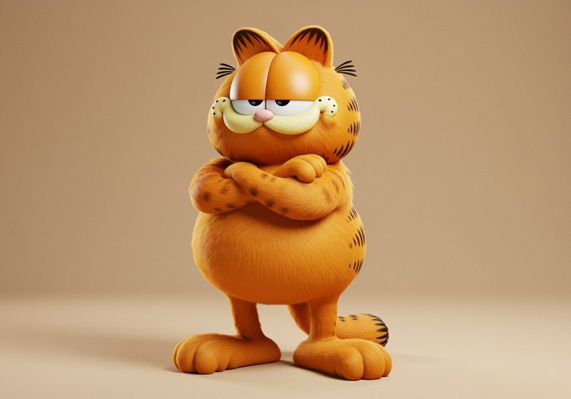 Garfield the Cat: Arms Crossed Garfield the Cat: Arms Crossed