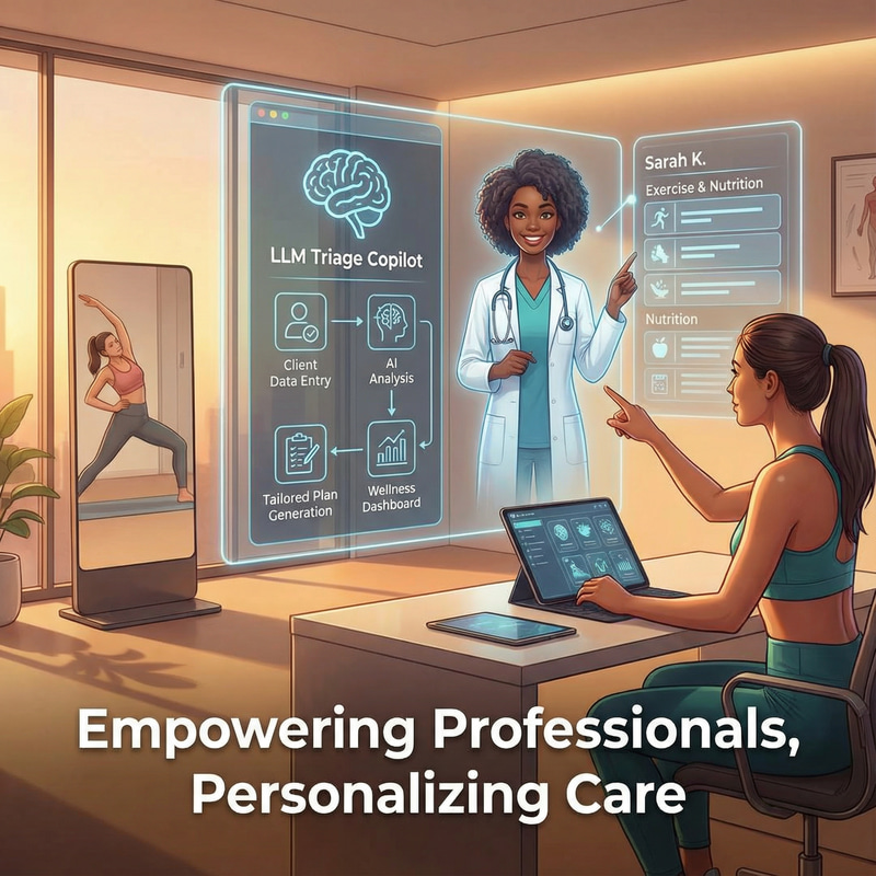 LLM Triage Copilot for Health & Fitness Pros