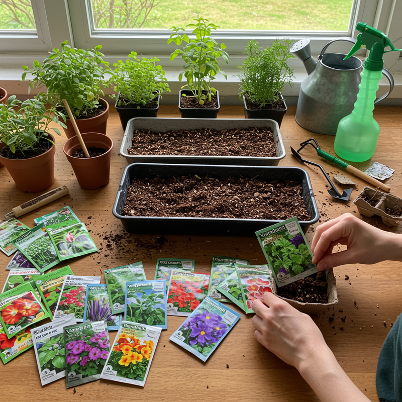 Indoor Seed Starting Setup: Garden Essentials Indoor Seed Starting Setup: Garden Essentials